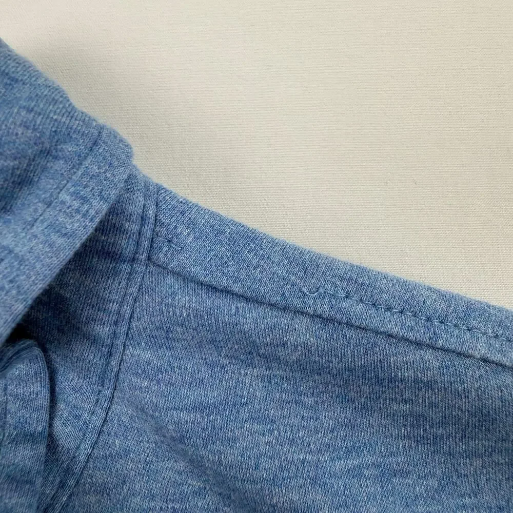 Polo Ralph Lauren Polo Shirt Classic Fit Medium Blue Heather Preppy Cotton